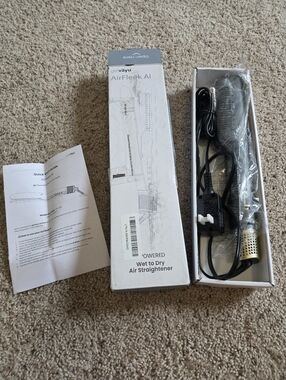 Air Straight 2-in-1 Wet to Dry Hair Straightener & Blow Dryer - Black